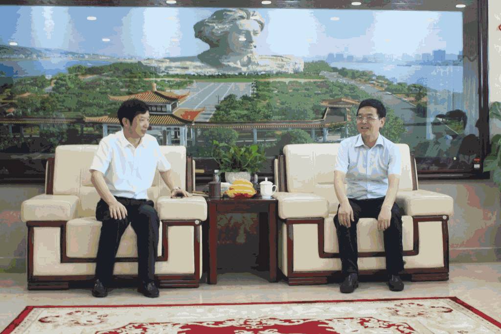 湖南省委组织部人才处处长谢忠阳一行莅临湖南湘辉指导工作